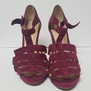 Cole Haan heeled suede sandals